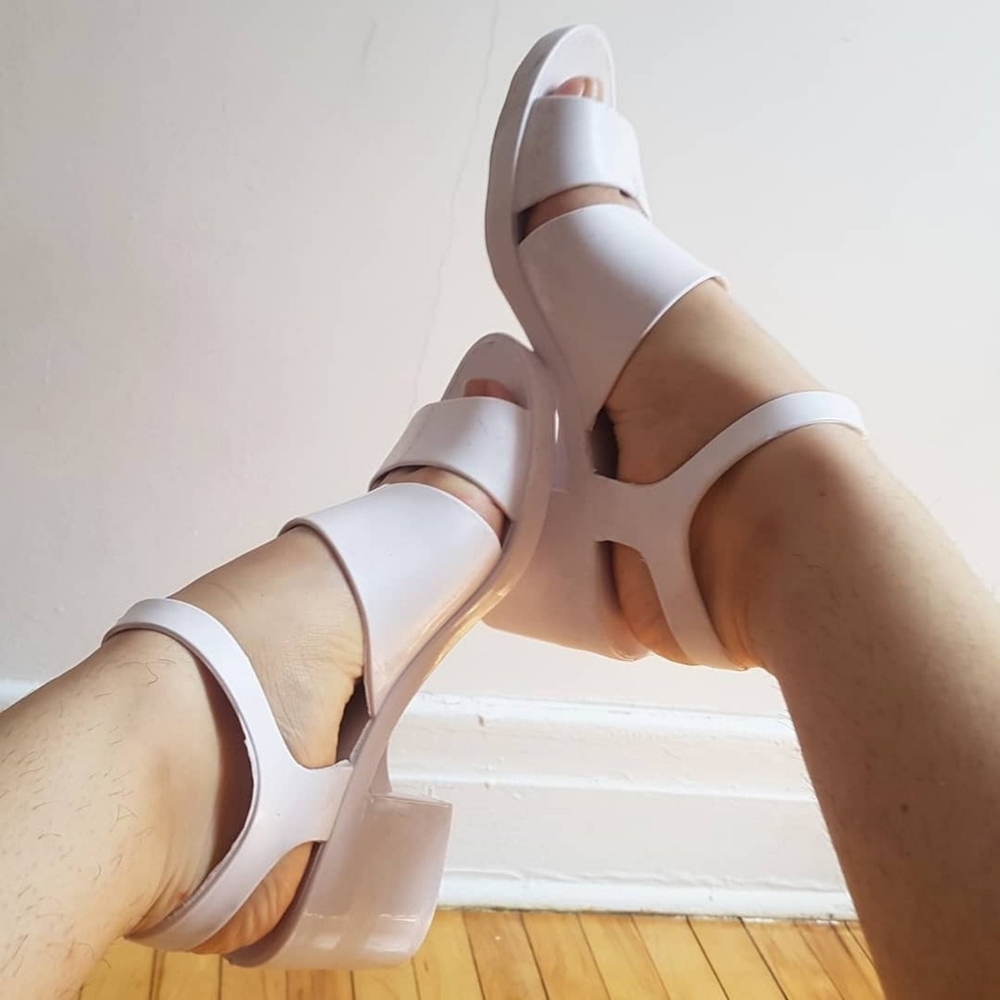 Jellie sandals in white